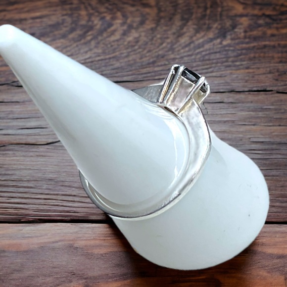 🌺Vintage Art Deco Sterling & Spinel Ring - Picture 10 of 13